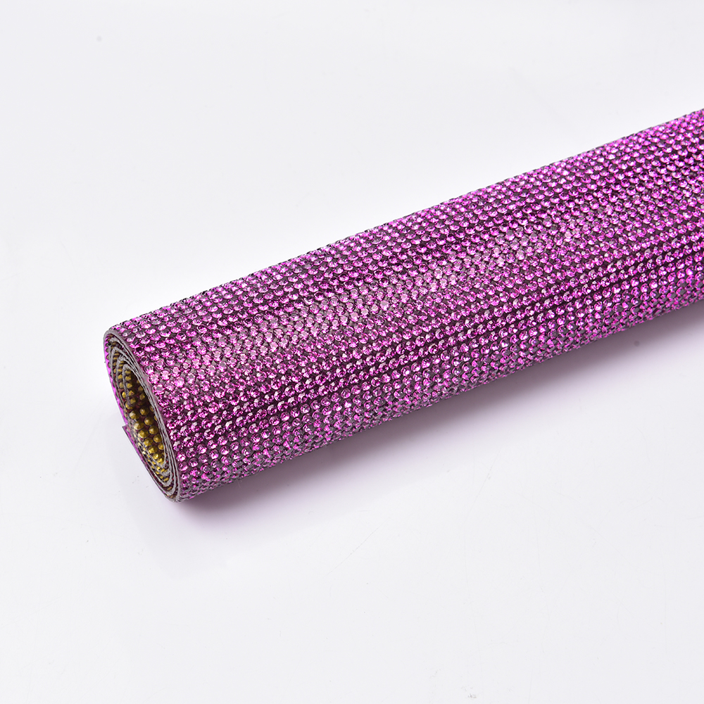 Fuchsia Rhinestone Sticker Tri - Hotfix Rhinestone Sheet recension och pris