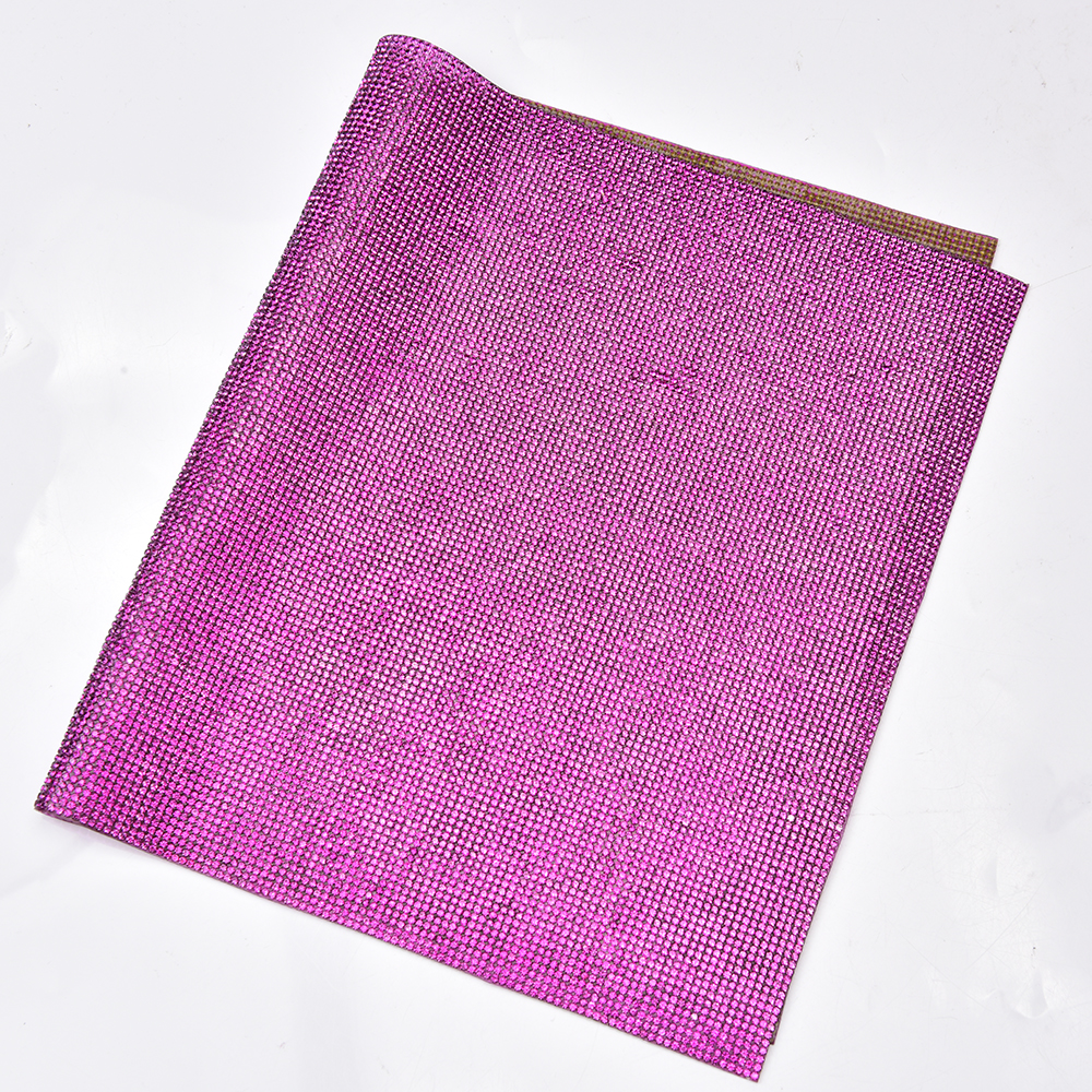 Fuchsia Rhinestone Sticker Tri - Hotfix Rhinestone Sheet recension och pris