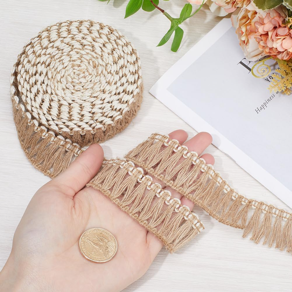 5 Meters Burlap Fringe Tassel  - Tassel Fringe Trim recension och pris