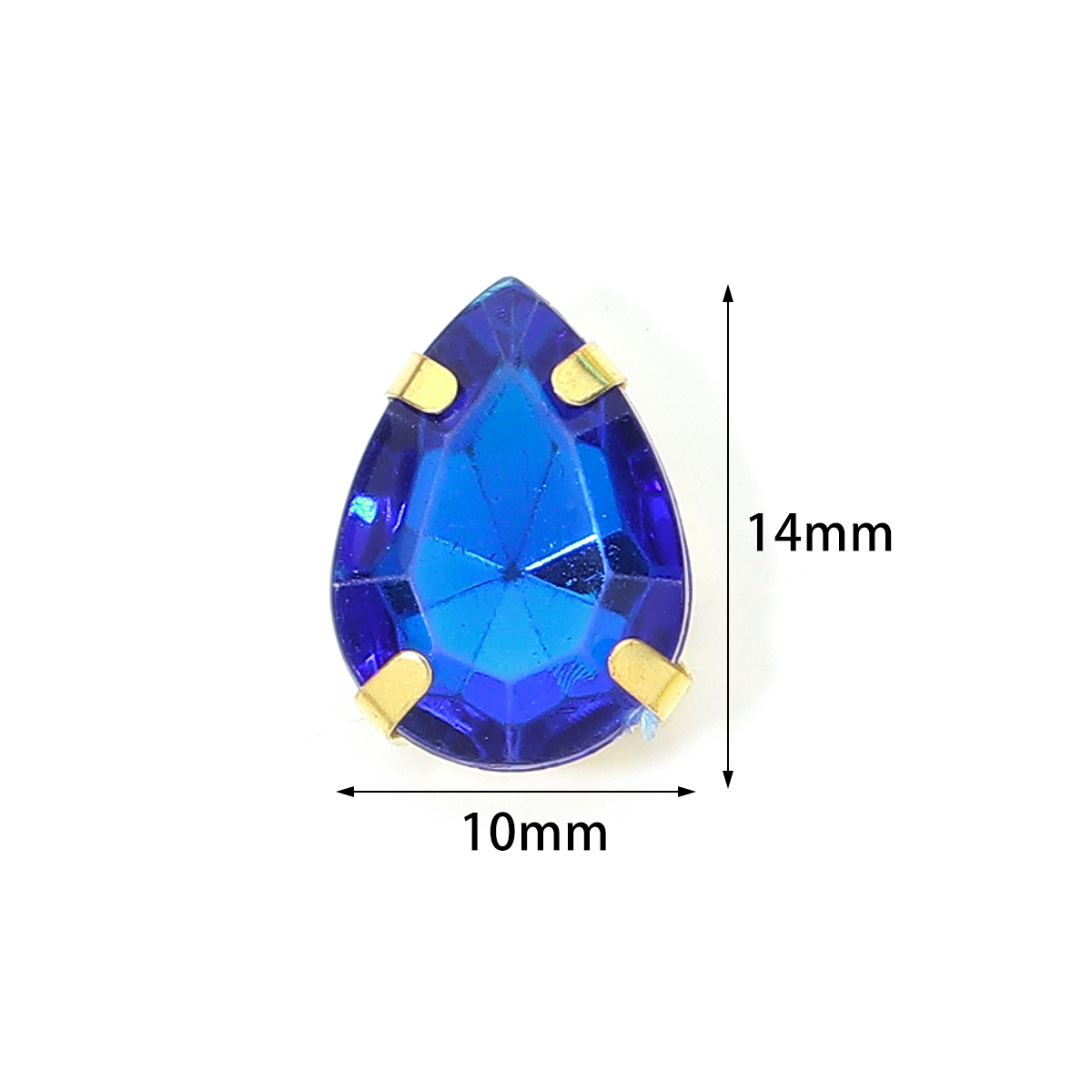 50pcs Colorful Sew-on Claw Rhi - Sew On Rhinestone recension och pris