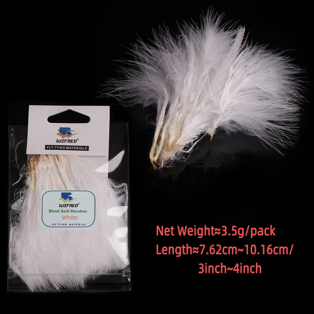 Wifreo 2packs Blood Quill Mara - Feather Trim Marabou recension och pris