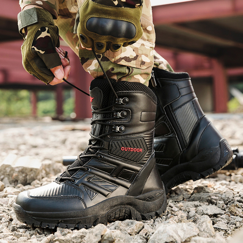 actical Military Boots Large S - Guipure Lace Panel recension och pris