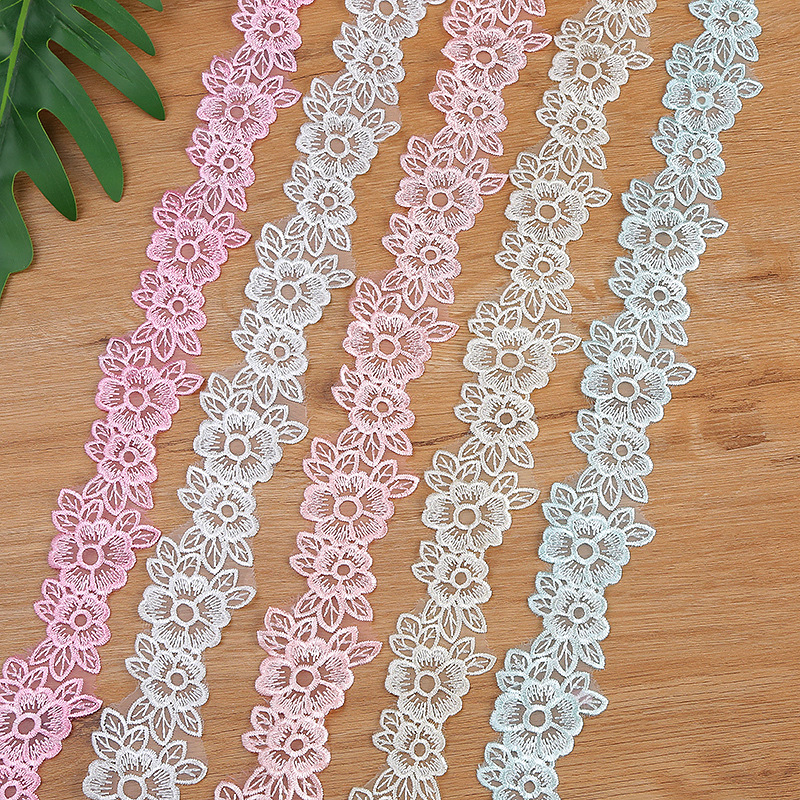 5CM Width Embroidered Organza  - Lace Ribbon Trim recension och pris