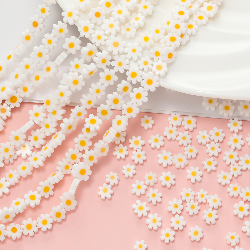 1String/Lot DIY Glass Daisy Be - Embellishment Crafts recension och pris