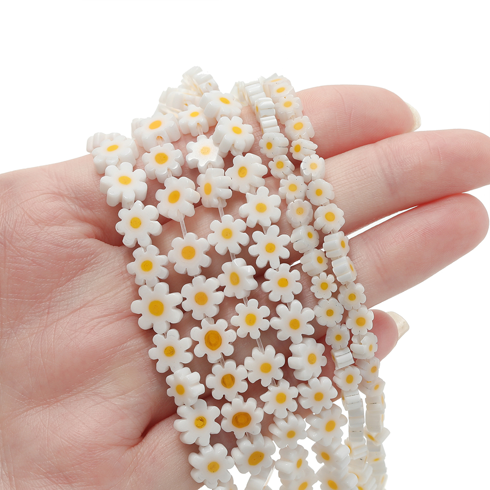 1String/Lot DIY Glass Daisy Be - Embellishment Crafts recension och pris