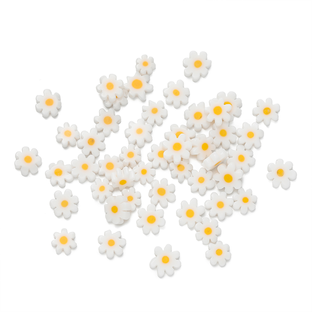 1String/Lot DIY Glass Daisy Be - Embellishment Crafts recension och pris