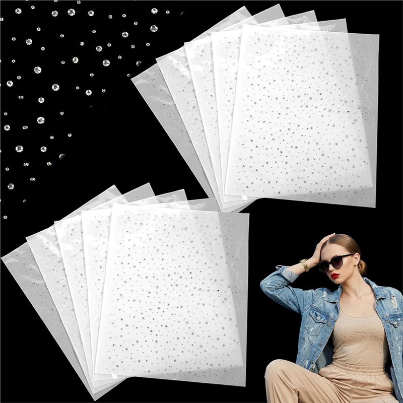 A64Z Rhinestone Sheets 10 Iron - Hotfix Rhinestone Sheet recension och pris