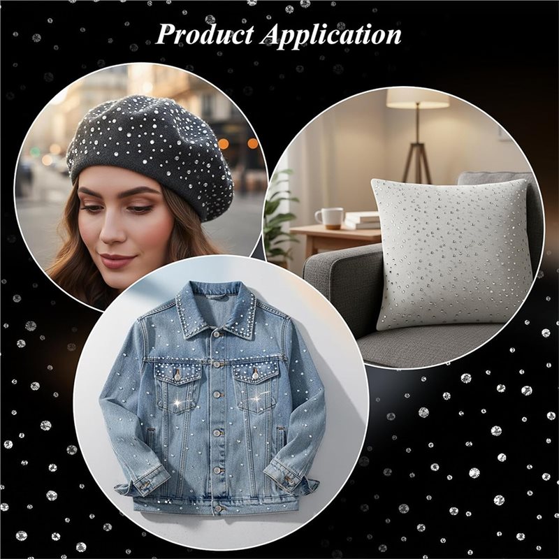 A64Z Rhinestone Sheets 10 Iron - Hotfix Rhinestone Sheet recension och pris
