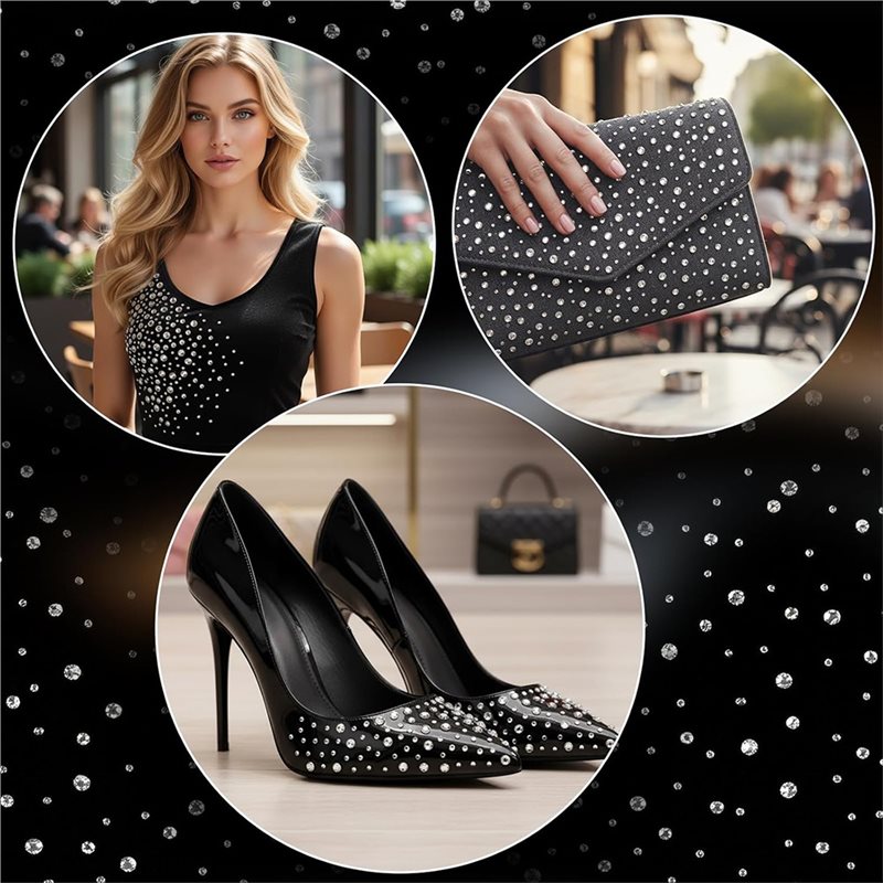 A64Z Rhinestone Sheets 10 Iron - Hotfix Rhinestone Sheet recension och pris