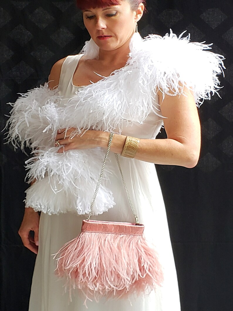 1Ply Ostrich feather boa 13-15 - Feather Trim Marabou recension och pris