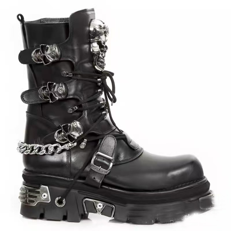 Fashion Men's Genuine Leather  - Guipure Lace Panel recension och pris