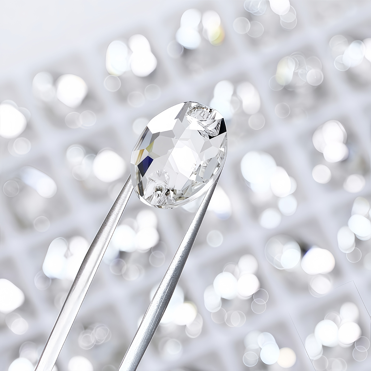 Oval Ellipse Crystal Clear Gla - Sew On Rhinestone recension och pris