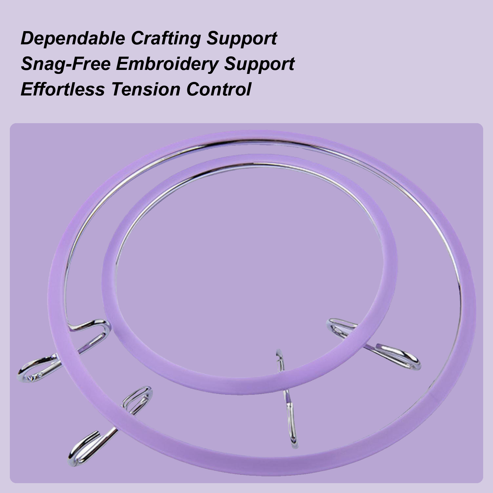 Hoop For Cross Stitching Metal - Embroidery Craft recension och pris