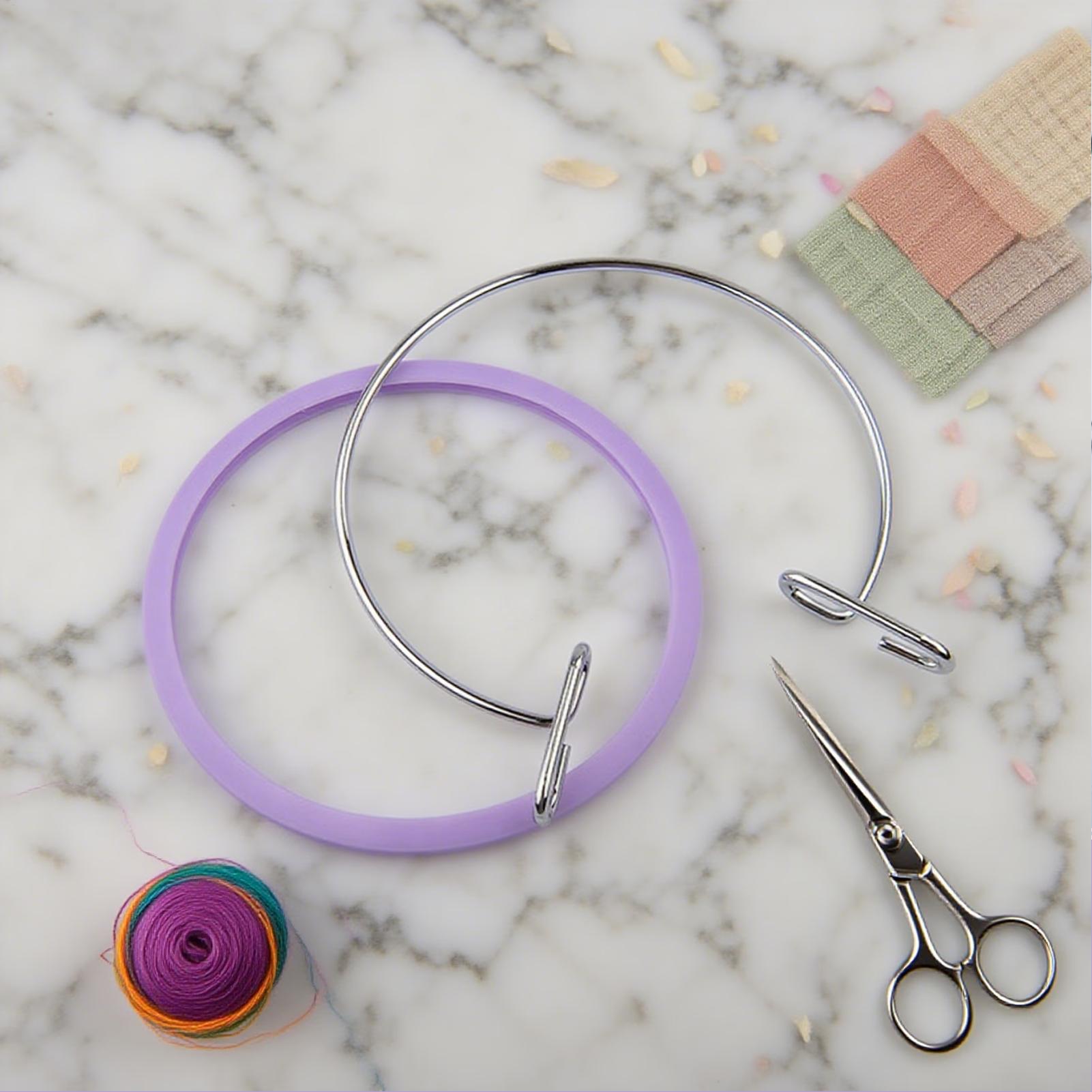 Hoop For Cross Stitching Metal - Embroidery Craft recension och pris