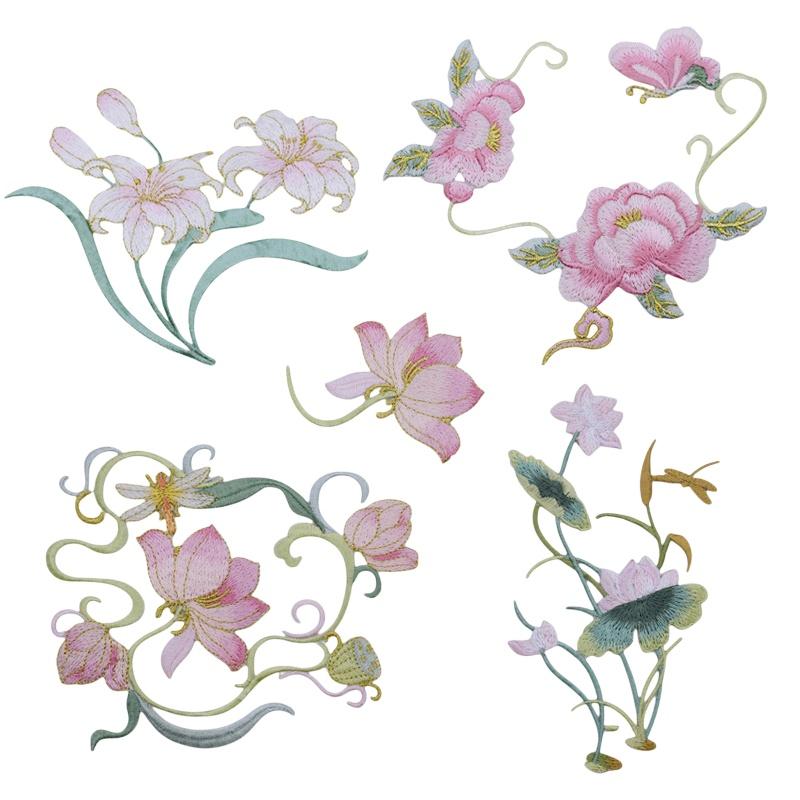 1Pcs Iron On Embroidered Flowe - Applique Patch Flower recension och pris