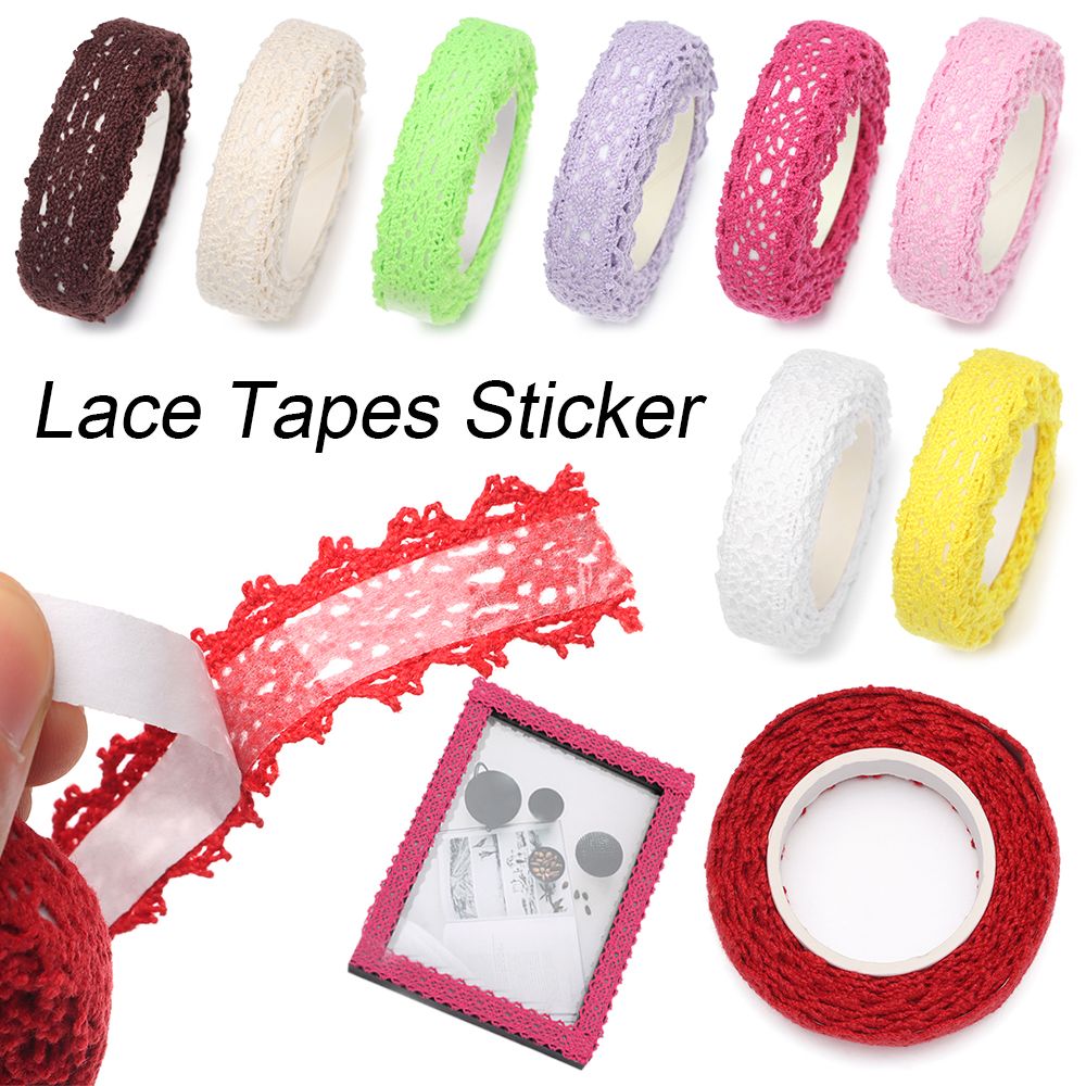 2Yards/pc Lace Tapes Sticker S - Lace Ribbon Trim recension och pris