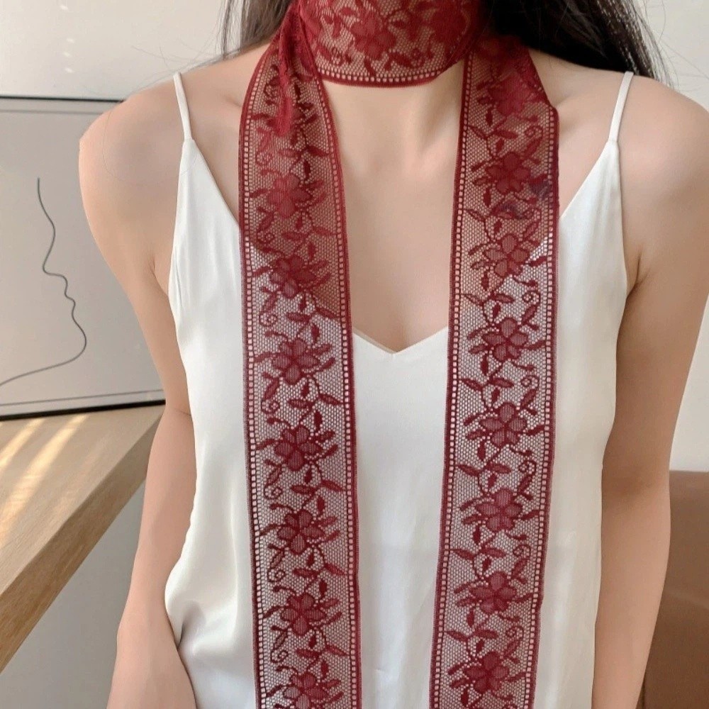 Stylish Floral Lace Printed Sc - Lace Ribbon Trim recension och pris