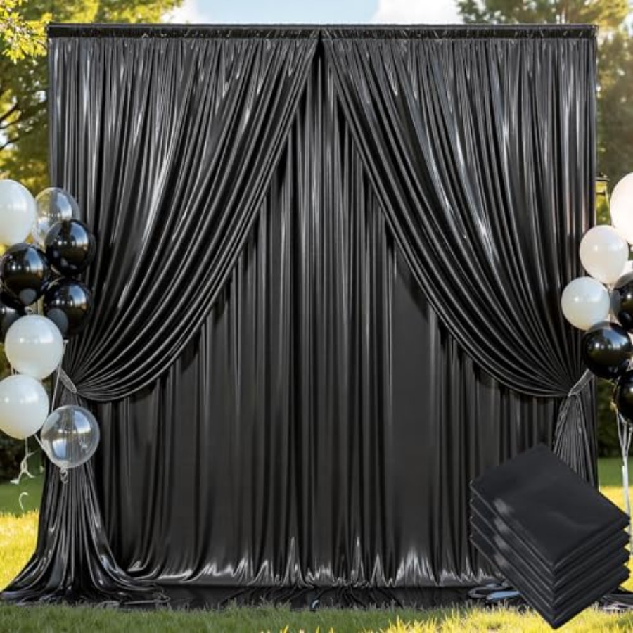 Party backdrop curtain: wrinkl - Sequin Fabric Panel recension och pris