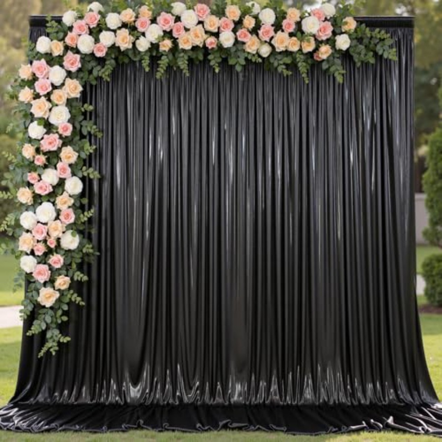 Party backdrop curtain: wrinkl - Sequin Fabric Panel recension och pris