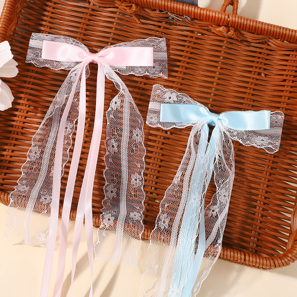 Korean Style Pink Blue Lace Bo - Tassel Fringe Trim recension och pris