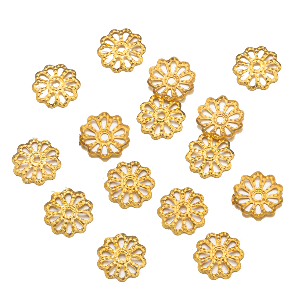 200pcs 7/9mm Filigree Flower H - Embellishment Crafts recension och pris