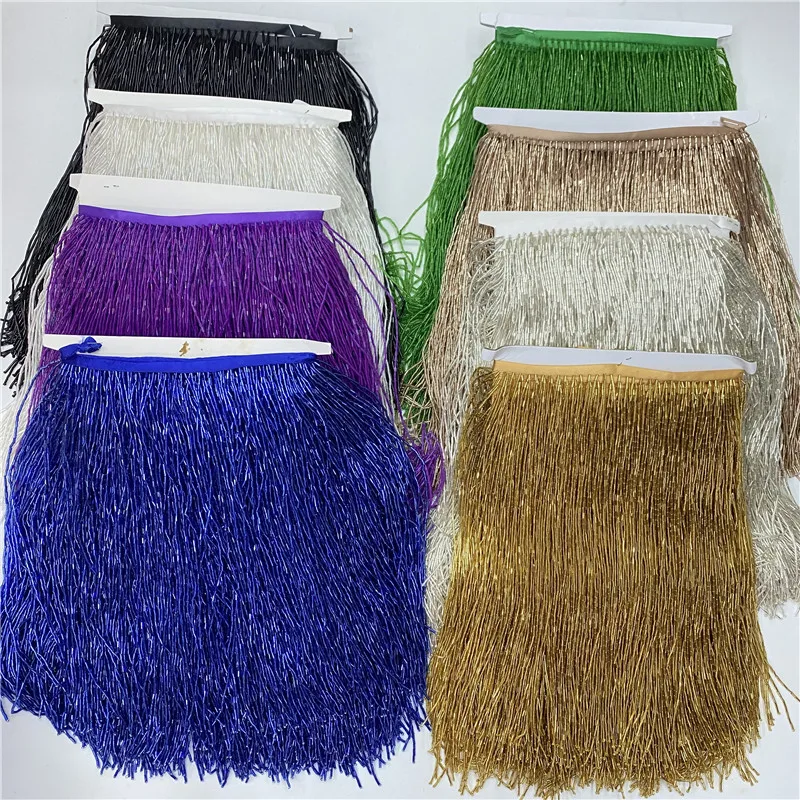 5meters/lot beautiful trim Pol - Beaded Trim Fringe recension och pris