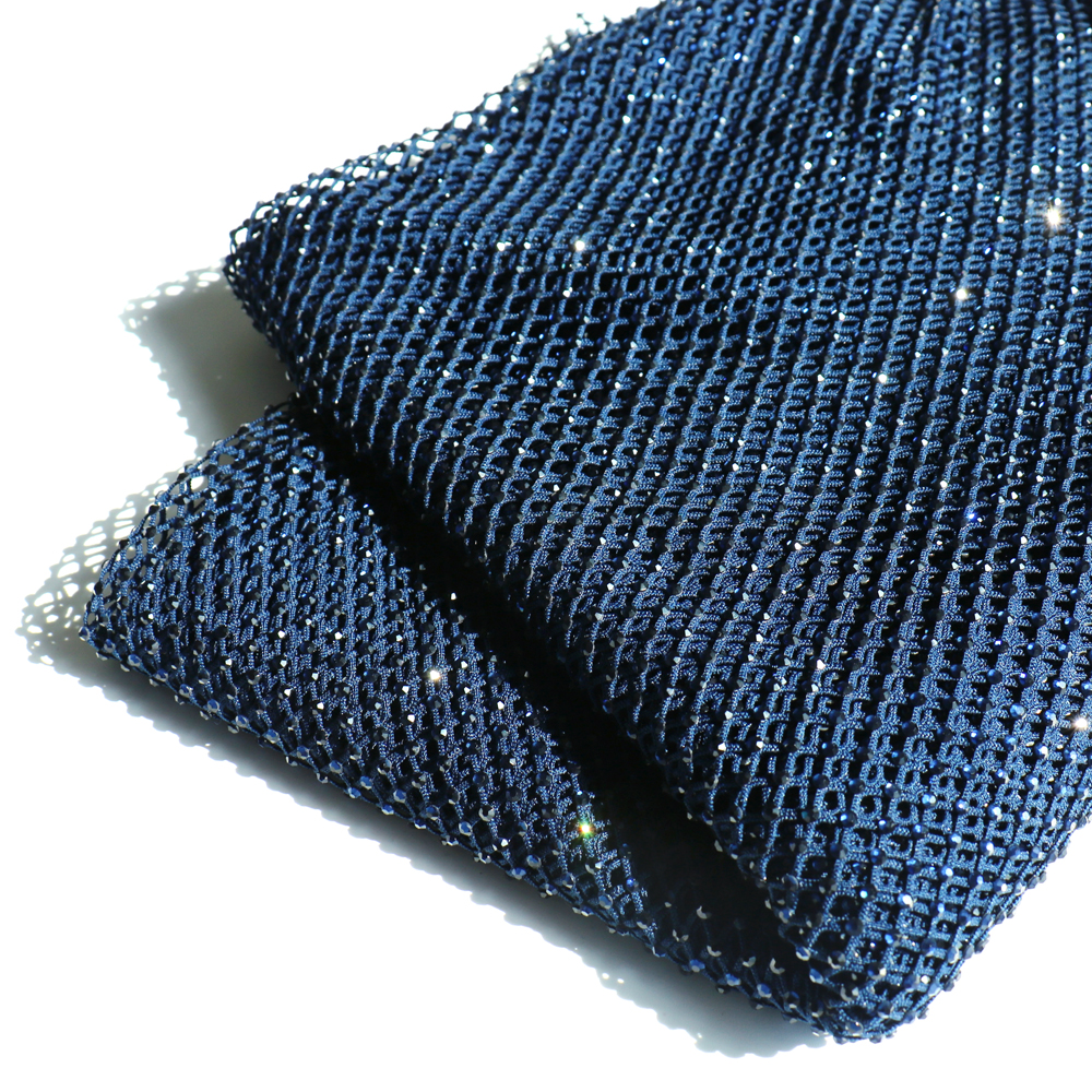SS10 Rhinestones Mesh Navy Col - Sew On Rhinestone recension och pris