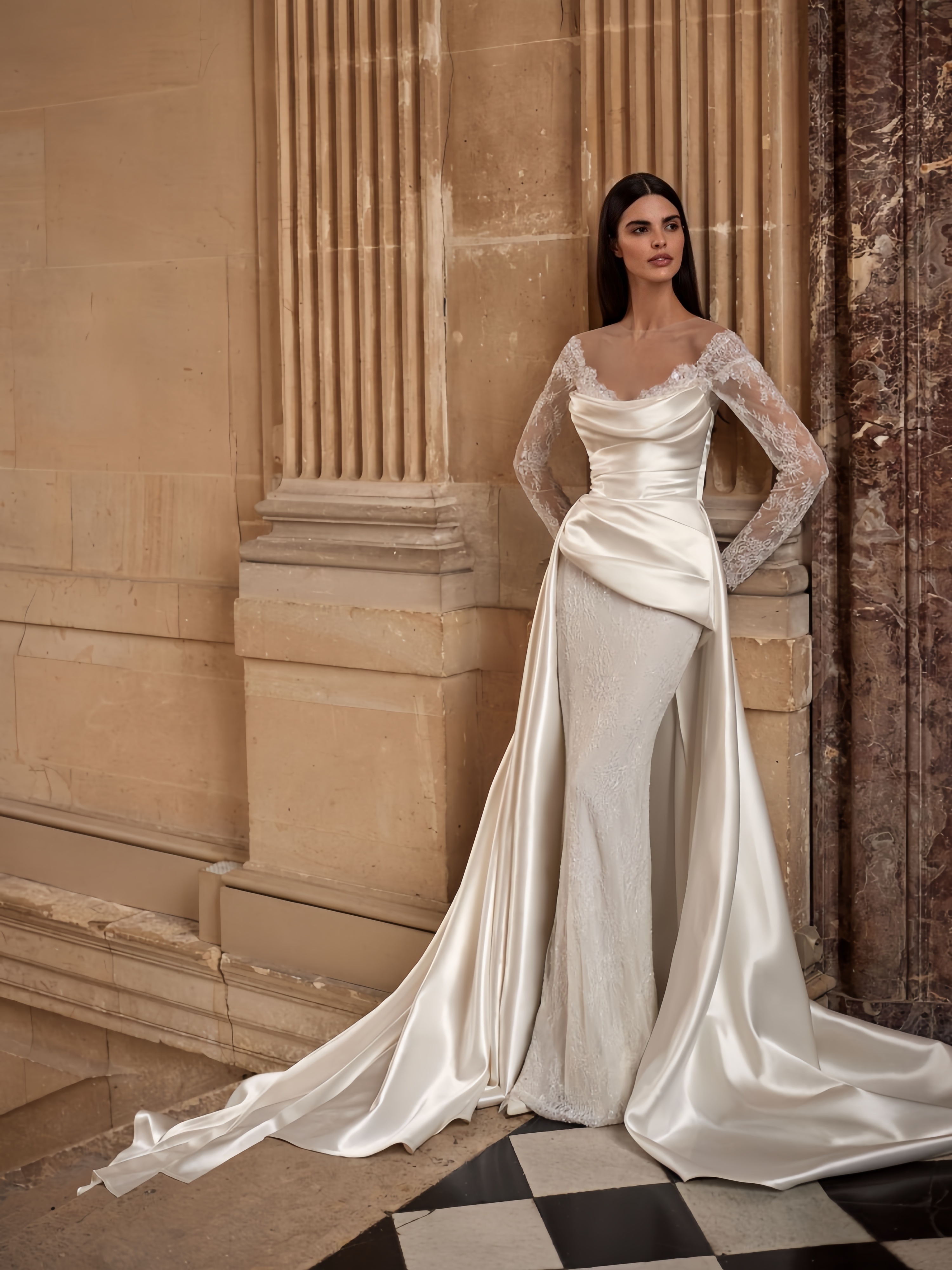 Customisable Elegant Satin-eff - Sequin Fabric Panel recension och pris