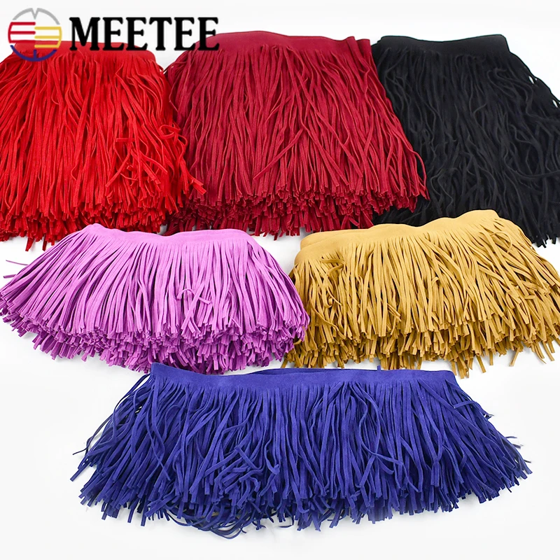 5Meters Meetee 10-30cm Suede T - Fringe Ribbon Sewing recension och pris