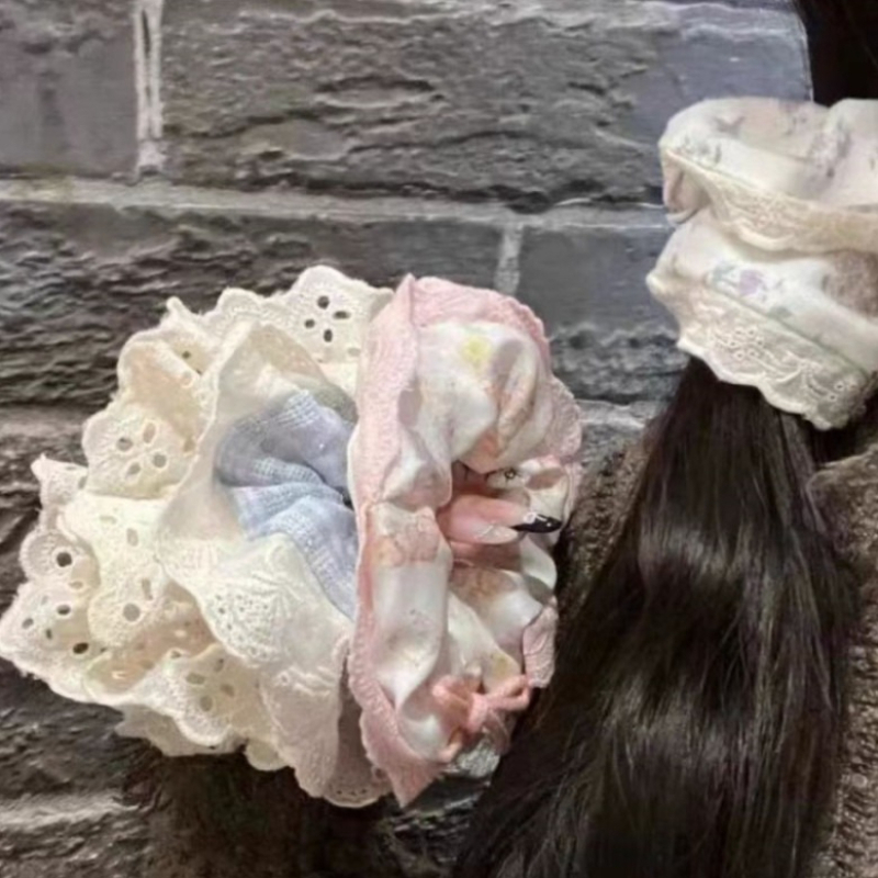 Women's Sweet Elastic Hair Ban - Elastic Lace Trim recension och pris