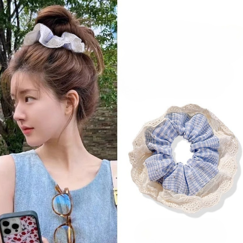 Women's Sweet Elastic Hair Ban - Elastic Lace Trim recension och pris