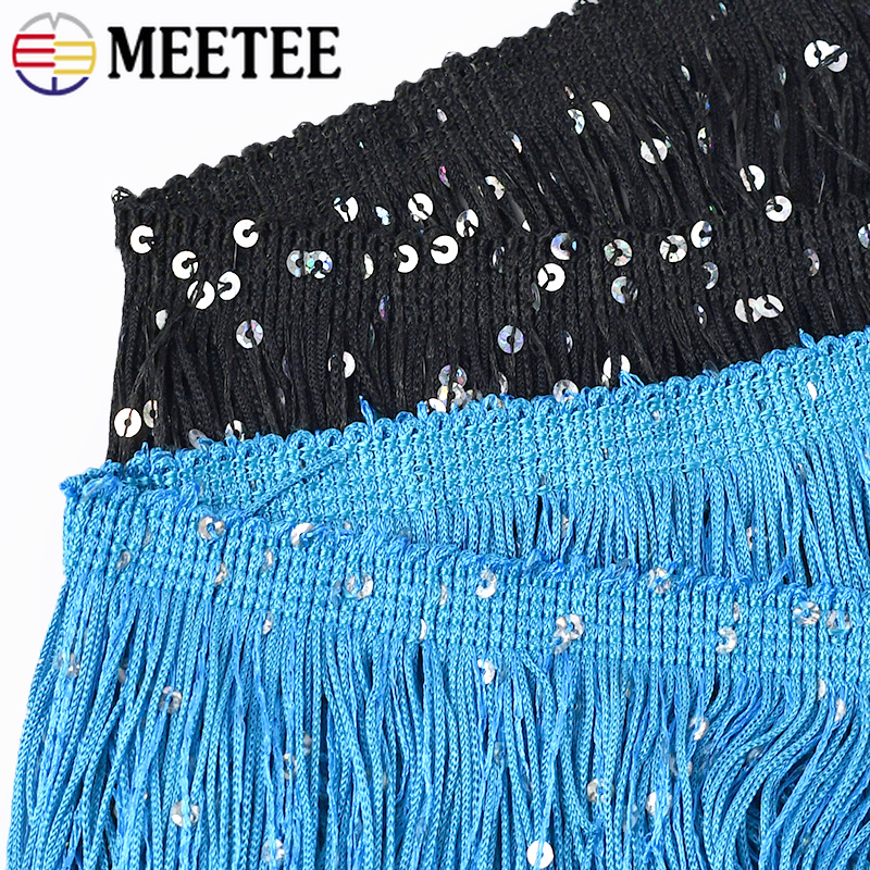 2/4/8M 10cm Colorful Sequin Ta - Fringe Ribbon Sewing recension och pris