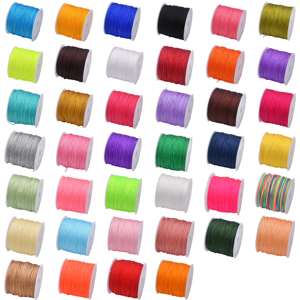 50Yds 0.8mm Crafts Nylon Cord  - Beaded Trim Fringe recension och pris