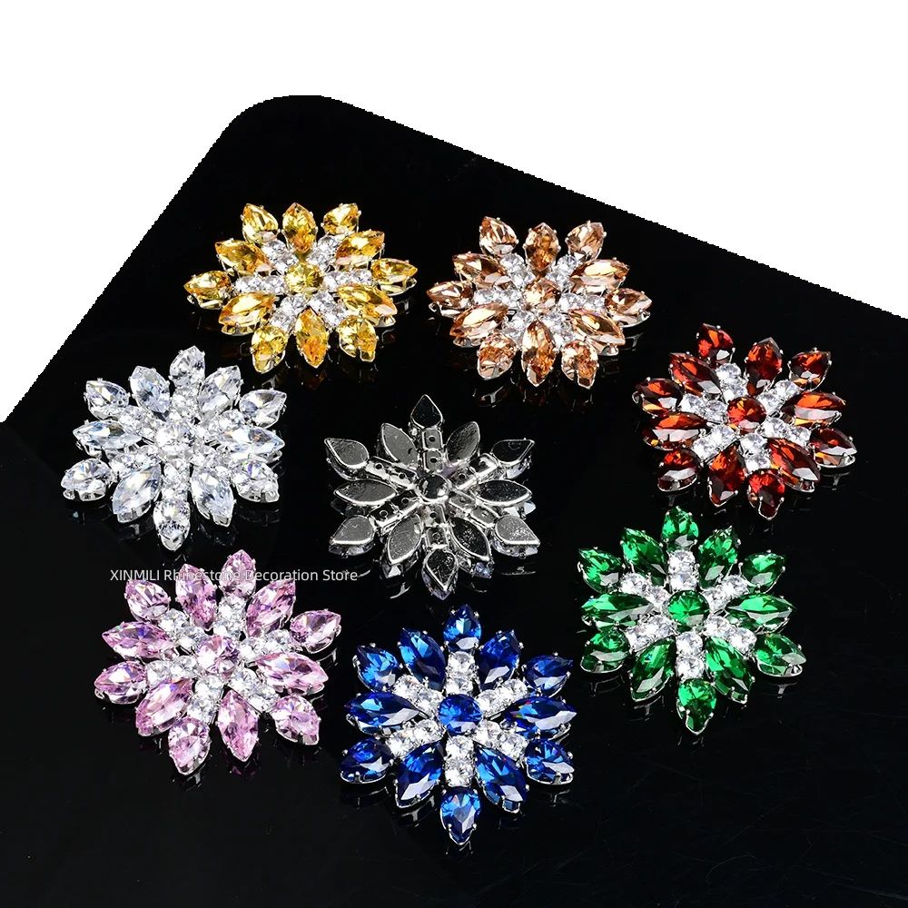 2Pcs Luxury Zircon Crystal Fla - Embellishment Glue Craft recension och pris