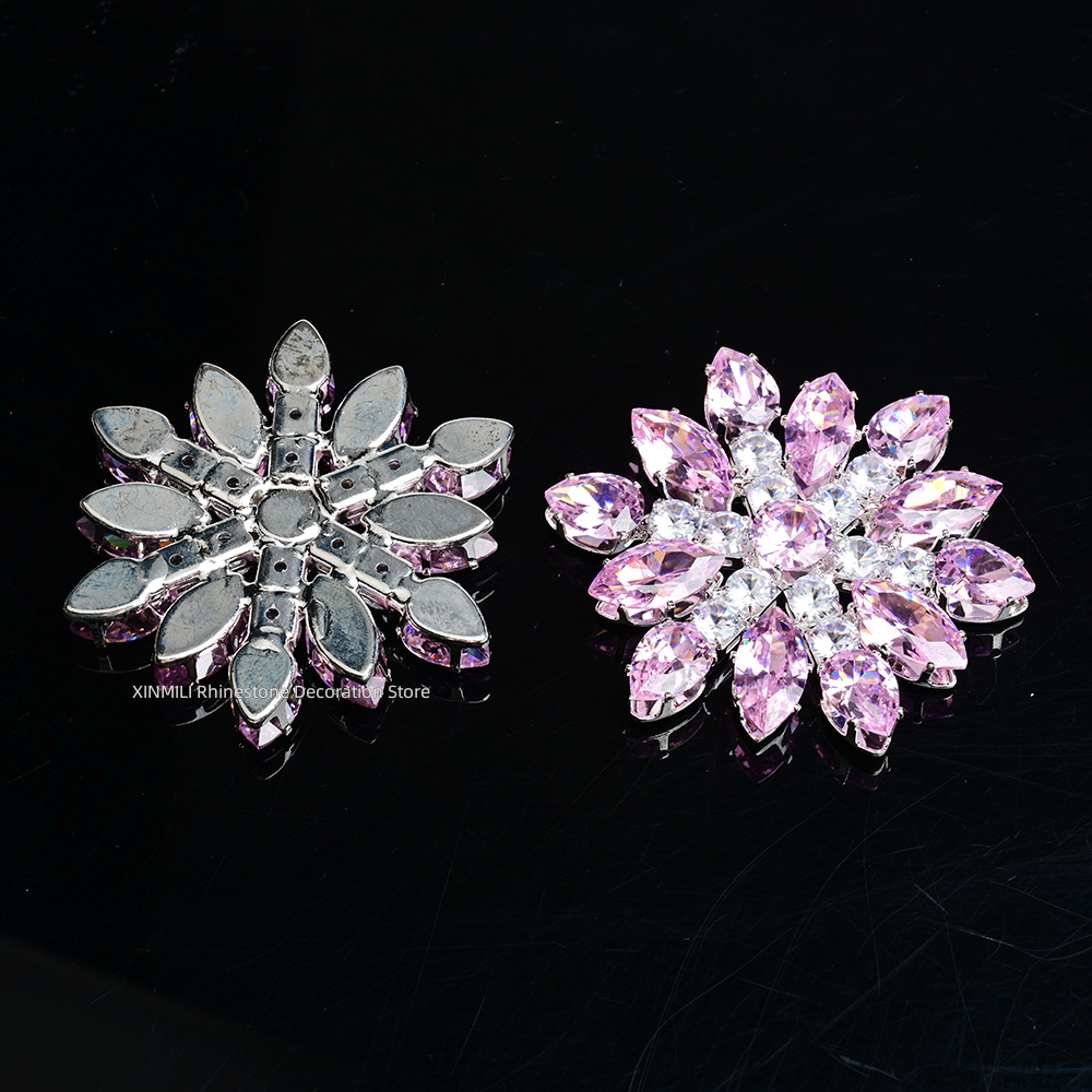 2Pcs Luxury Zircon Crystal Fla - Embellishment Glue Craft recension och pris