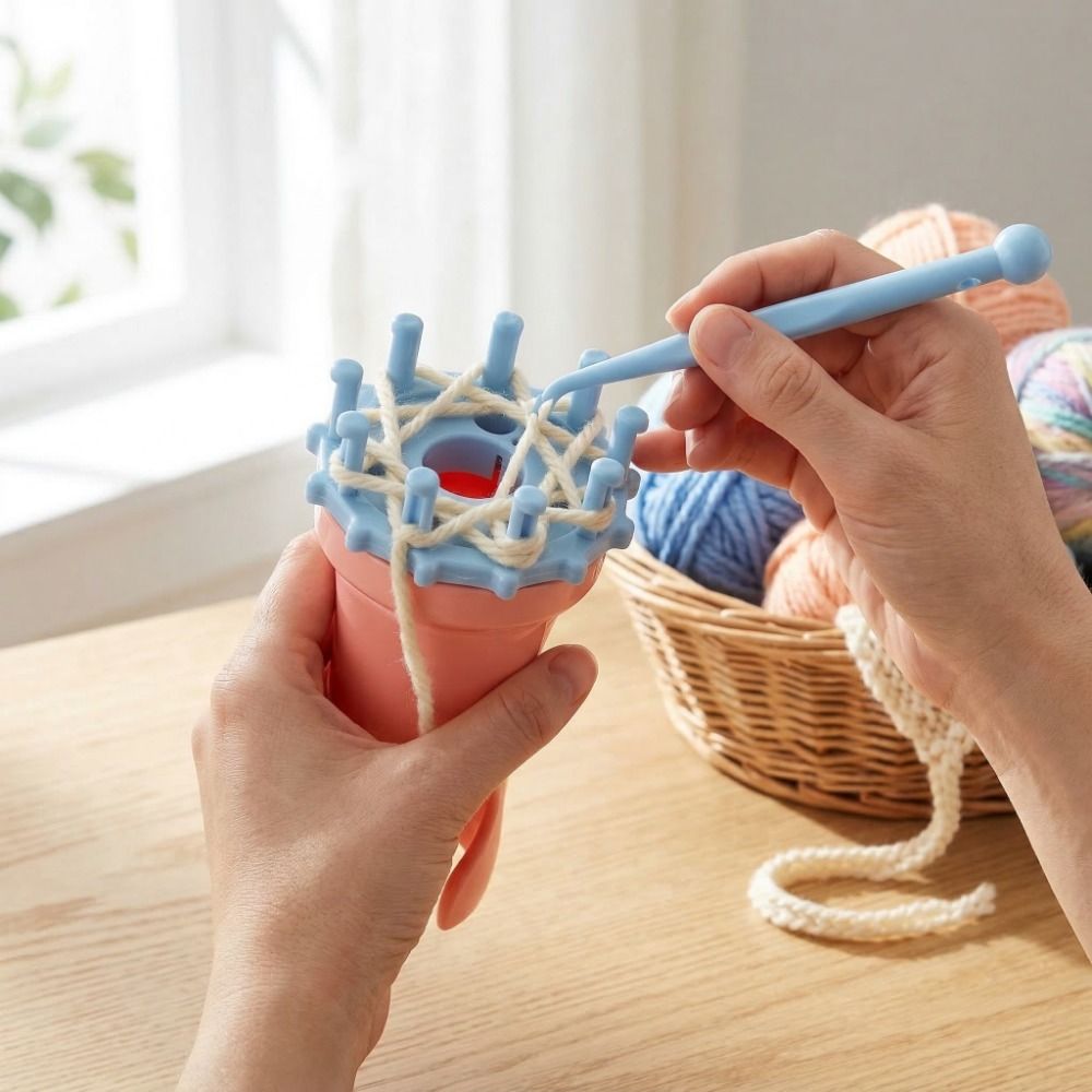 Plastic Spool Knitter Round Sh - Pom Pom Maker Tool recension och pris