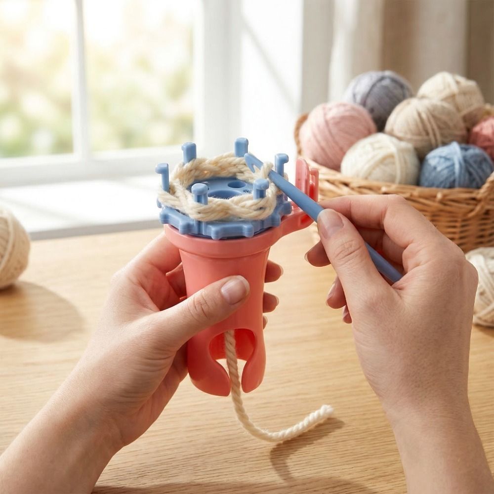Plastic Spool Knitter Round Sh - Pom Pom Maker Tool recension och pris