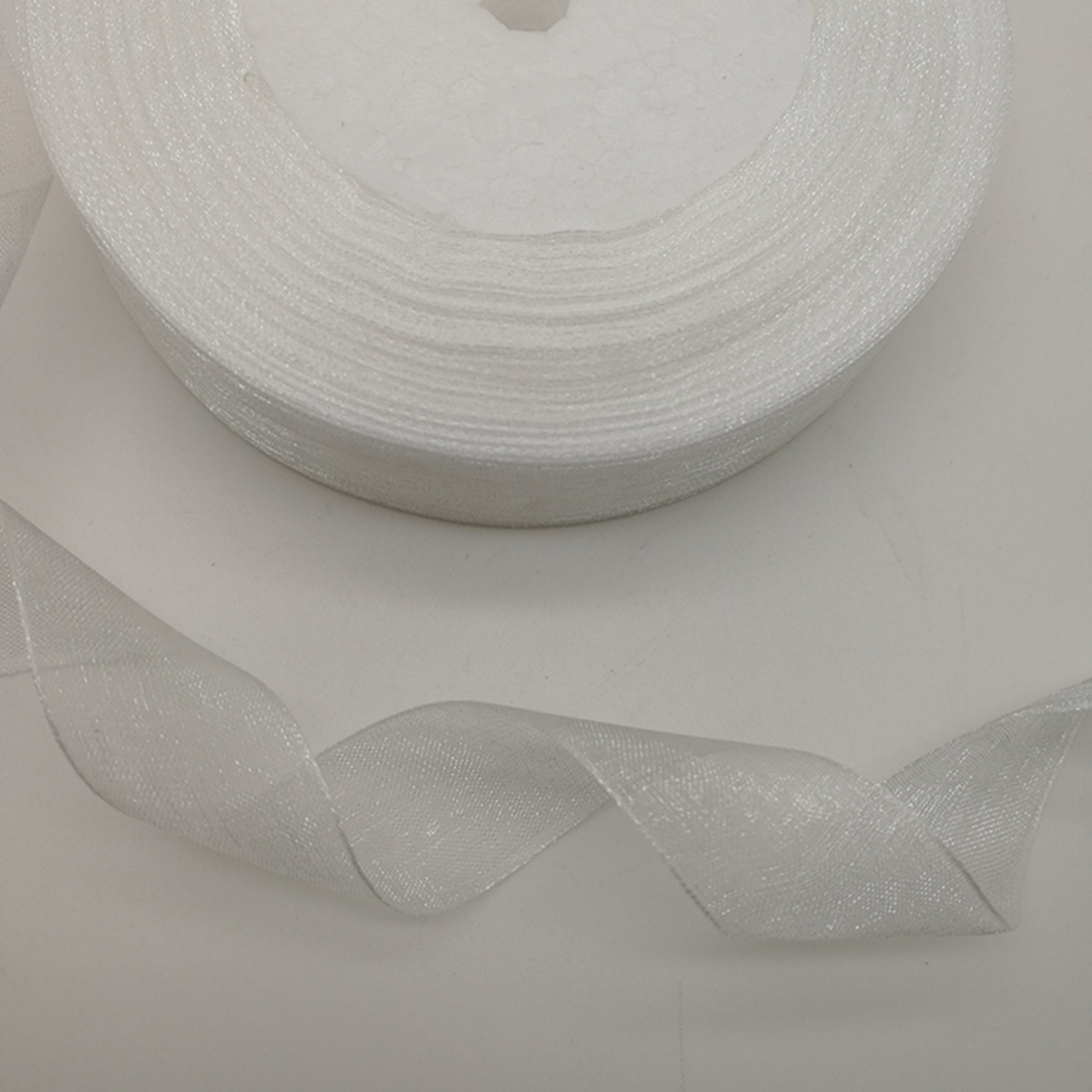 Hot 10mm 50Yards Spool Satin E - Organza Ribbon Spool recension och pris