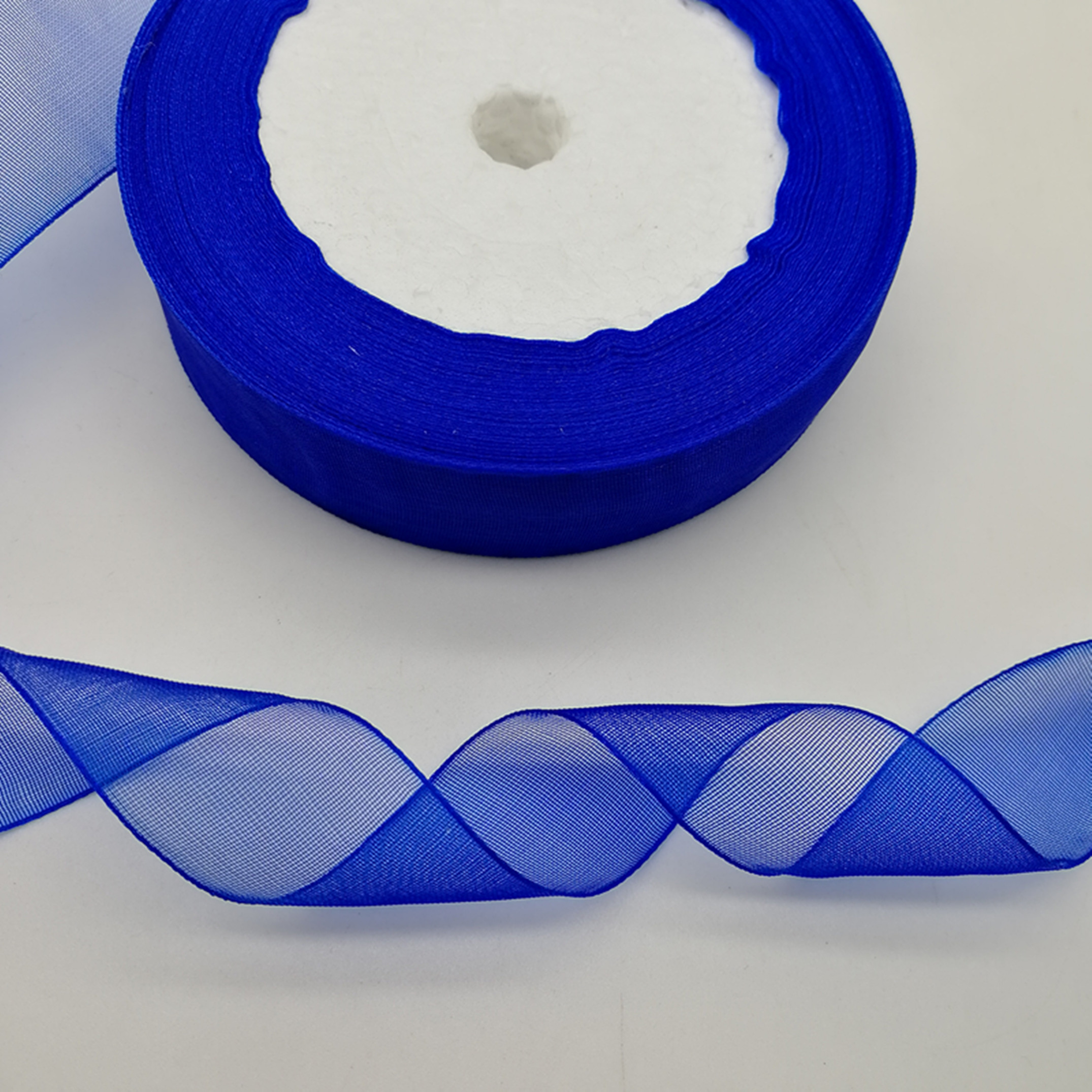 Hot 10mm 50Yards Spool Satin E - Organza Ribbon Spool recension och pris