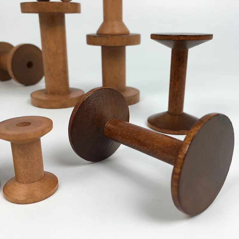 Vintage Wooden Spools DIY Reel - Organza Ribbon Spool recension och pris
