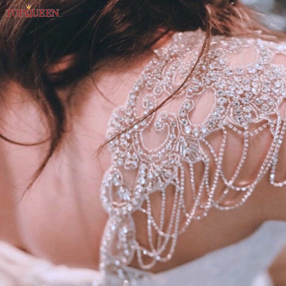 TOPQUEEN SP63 Bridal Tassels R - Sew On Rhinestone recension och pris