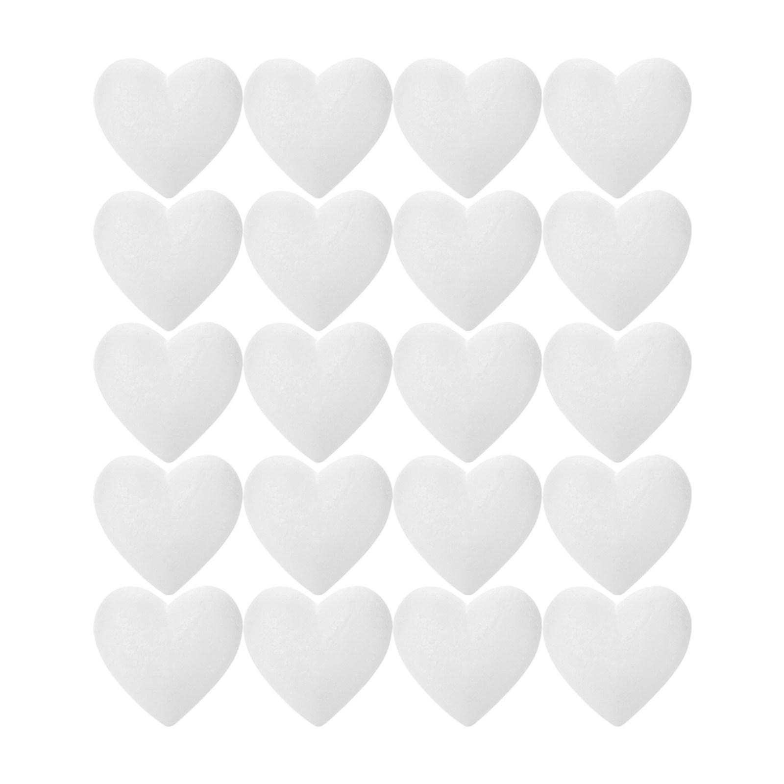 20Pcs Smooth Foam Heart Balls  - Craft Embellishment recension och pris