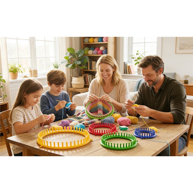 Round Knitting Loom For Hats S - Pom Pom Maker Tool recension och pris