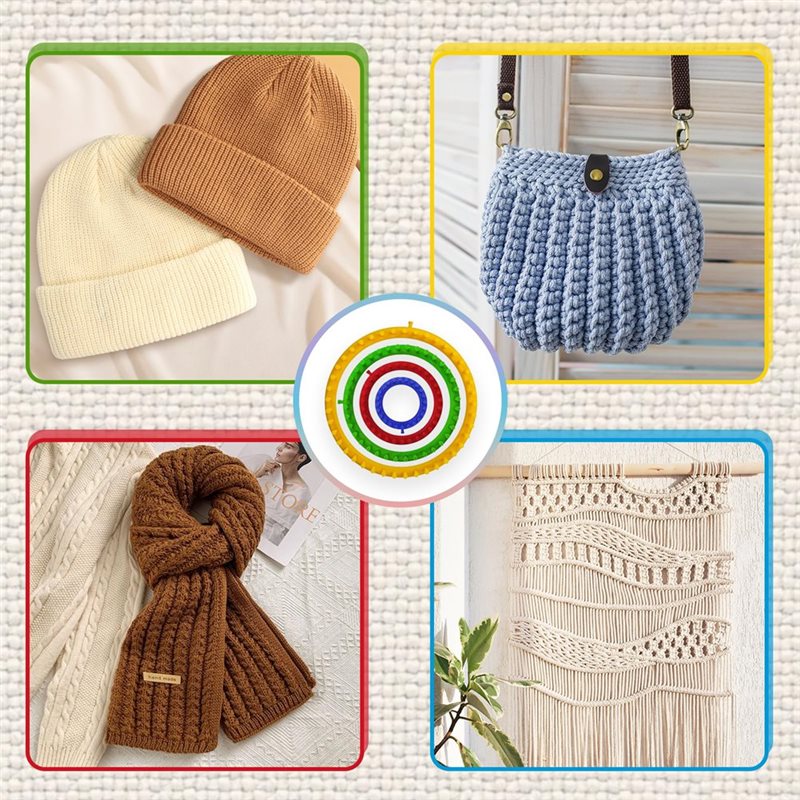 Round Knitting Loom For Hats S - Pom Pom Maker Tool recension och pris