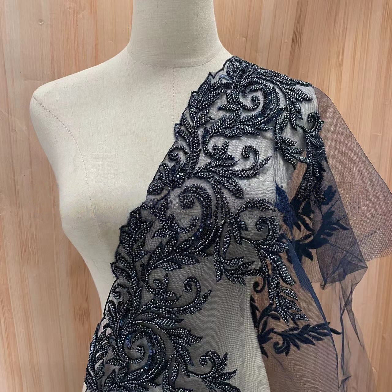 Beaded Embroidery Lace Trim wi - Beaded Trim Fringe recension och pris