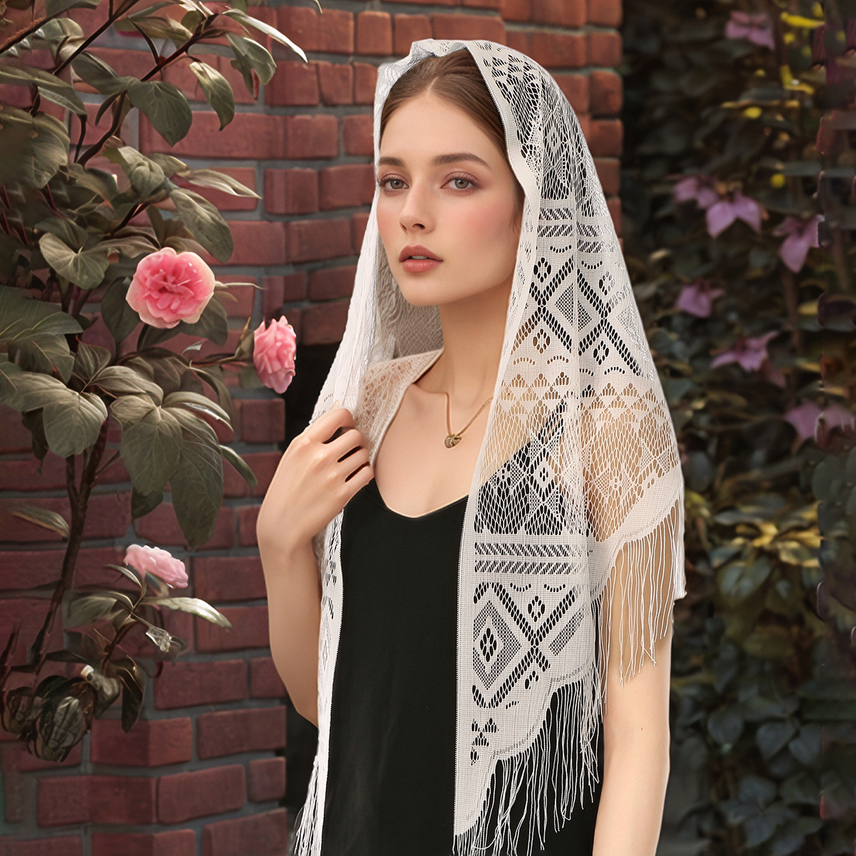Fashion Lace Embroidery Triang - Tassel Fringe Trim recension och pris