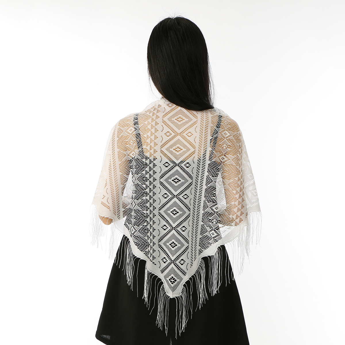 Fashion Lace Embroidery Triang - Tassel Fringe Trim recension och pris