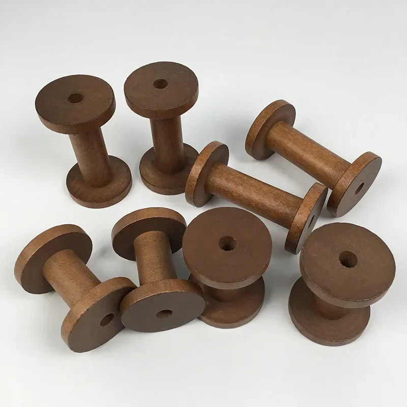 1Pc Vintage Wooden Spools DIY  - Organza Ribbon Spool recension och pris