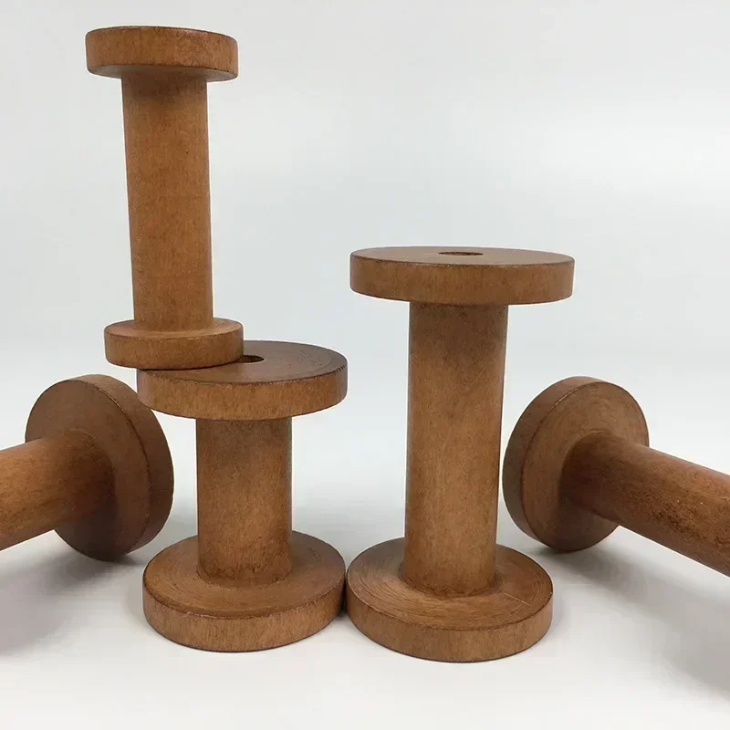 1Pc Vintage Wooden Spools DIY  - Organza Ribbon Spool recension och pris