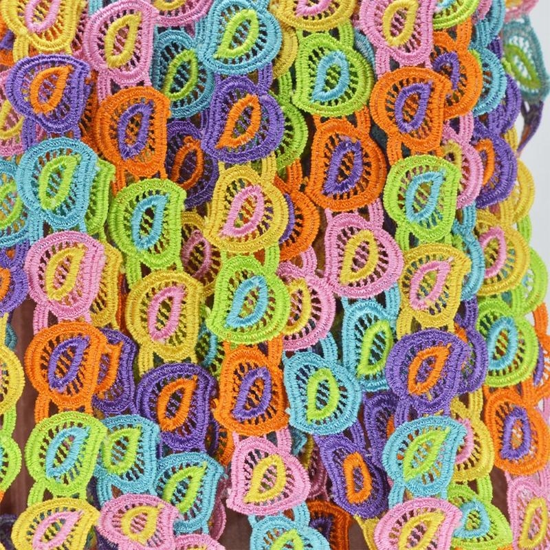 R1WE 15 Yards 2.5cm Colorful H - Lace Ribbon Trim recension och pris